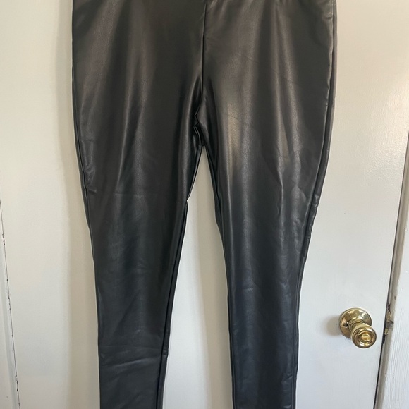 Mixit Pants - Mixit Black Faux Leather Leggings